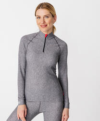 T-shirt manches longues zippé femme Damart Thermolactyl 5