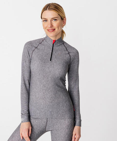 Sous vêtement Toucher doux Col zip Femme-thermique Thermolactyl COMFORT5 Intense