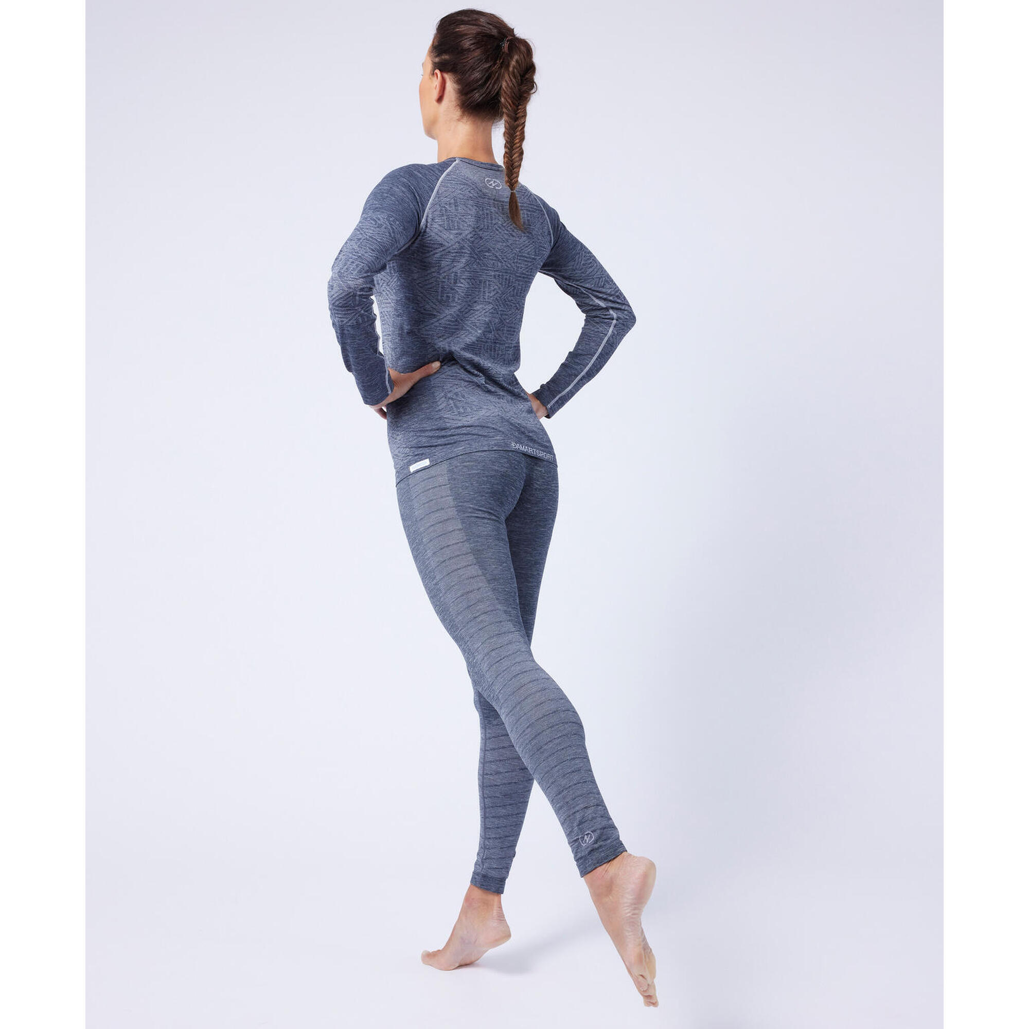 T-shirt technique Toucher frais Protection UV Col rond ML Femme-CLIMATYL 3/6