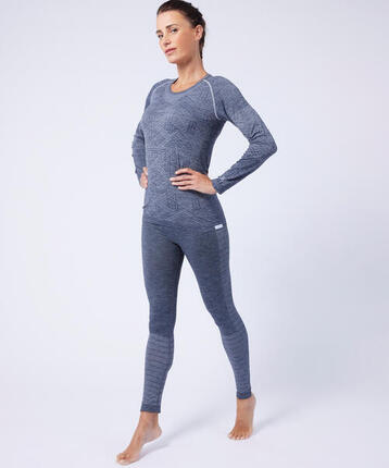 T-shirt technique Toucher frais Protection UV Col rond ML Femme-CLIMATYL