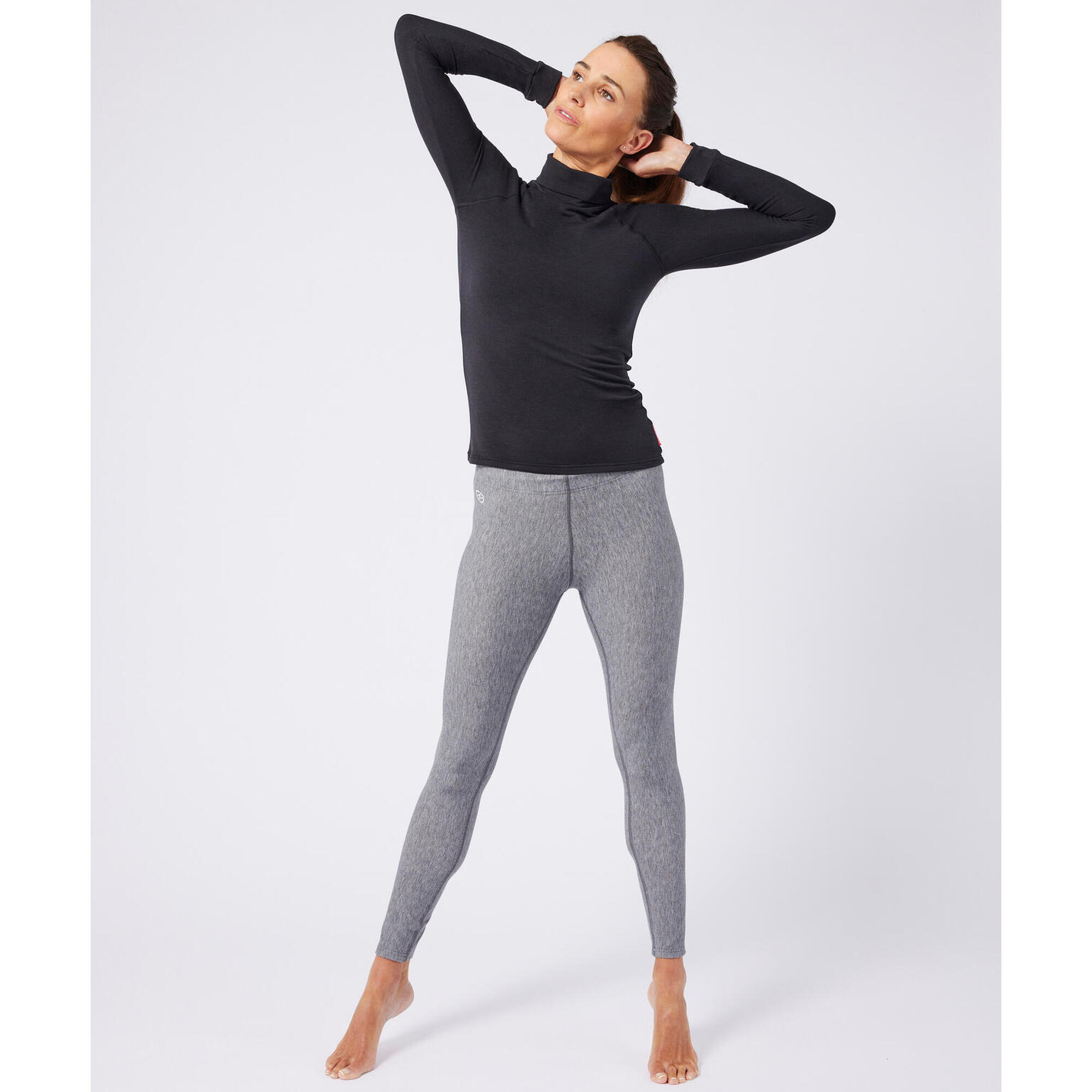 Damart Sport - Sous Vêtement Doux Col Roulé Femme-thermique Thermolactyl Comfort 4 Intense - Sous Maillot Manche Longue - Noir - 38 S - Decathlon