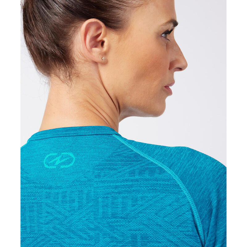 T-shirt technique Toucher frais Protection UV Col rond ML Femme-CLIMATYL