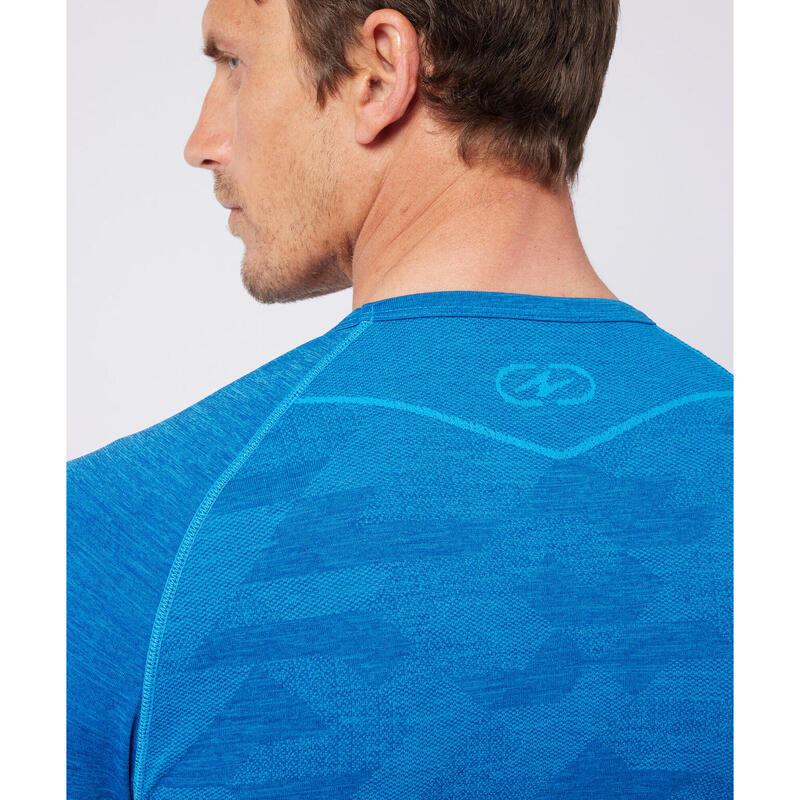 DamartSport - Tee-shirt manches longues Dynamic Climatyl - Bleu