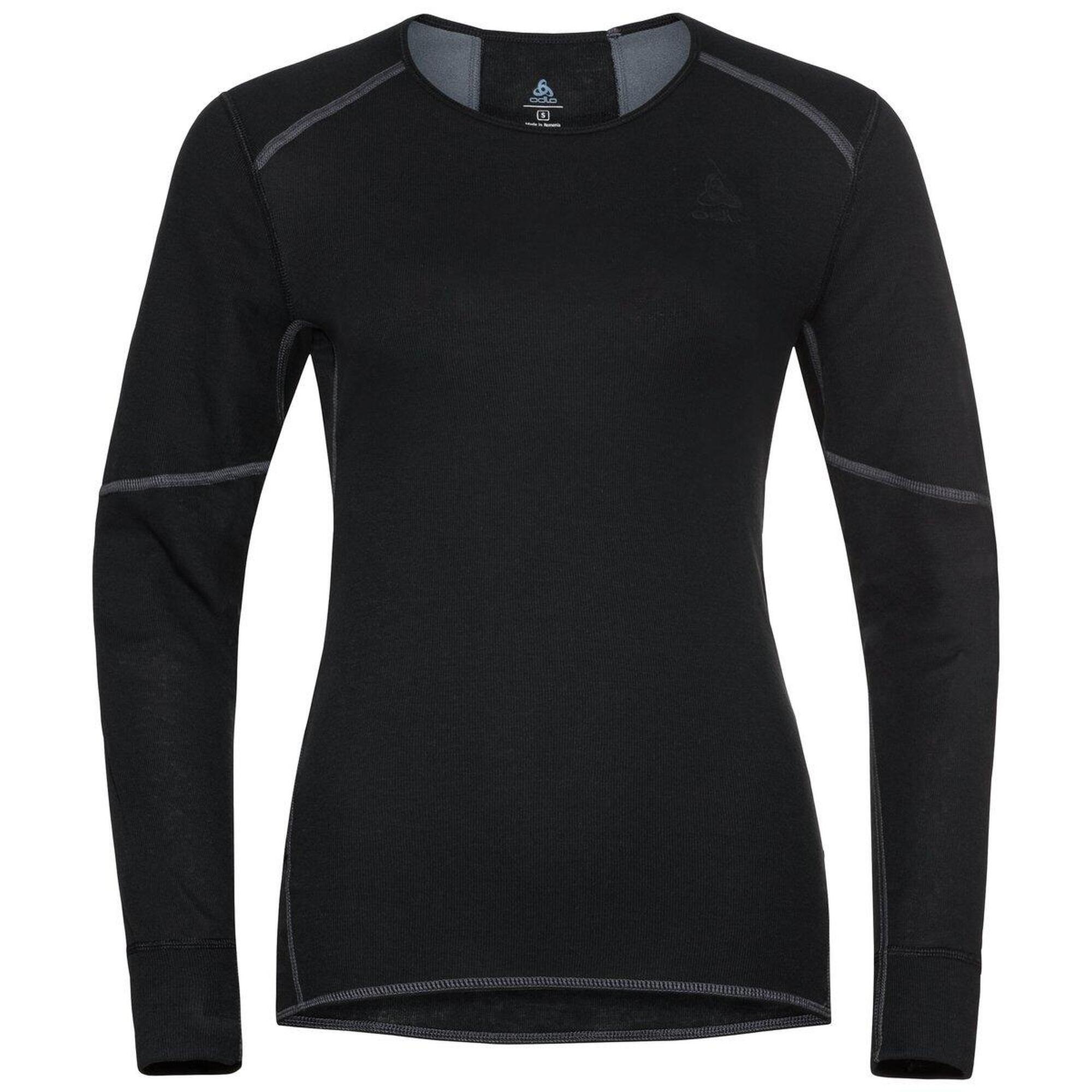ODLO ODLO Odlo Bl Top Crew Neck L/S Active X-Warm Eco Sporttrui ZWART XL