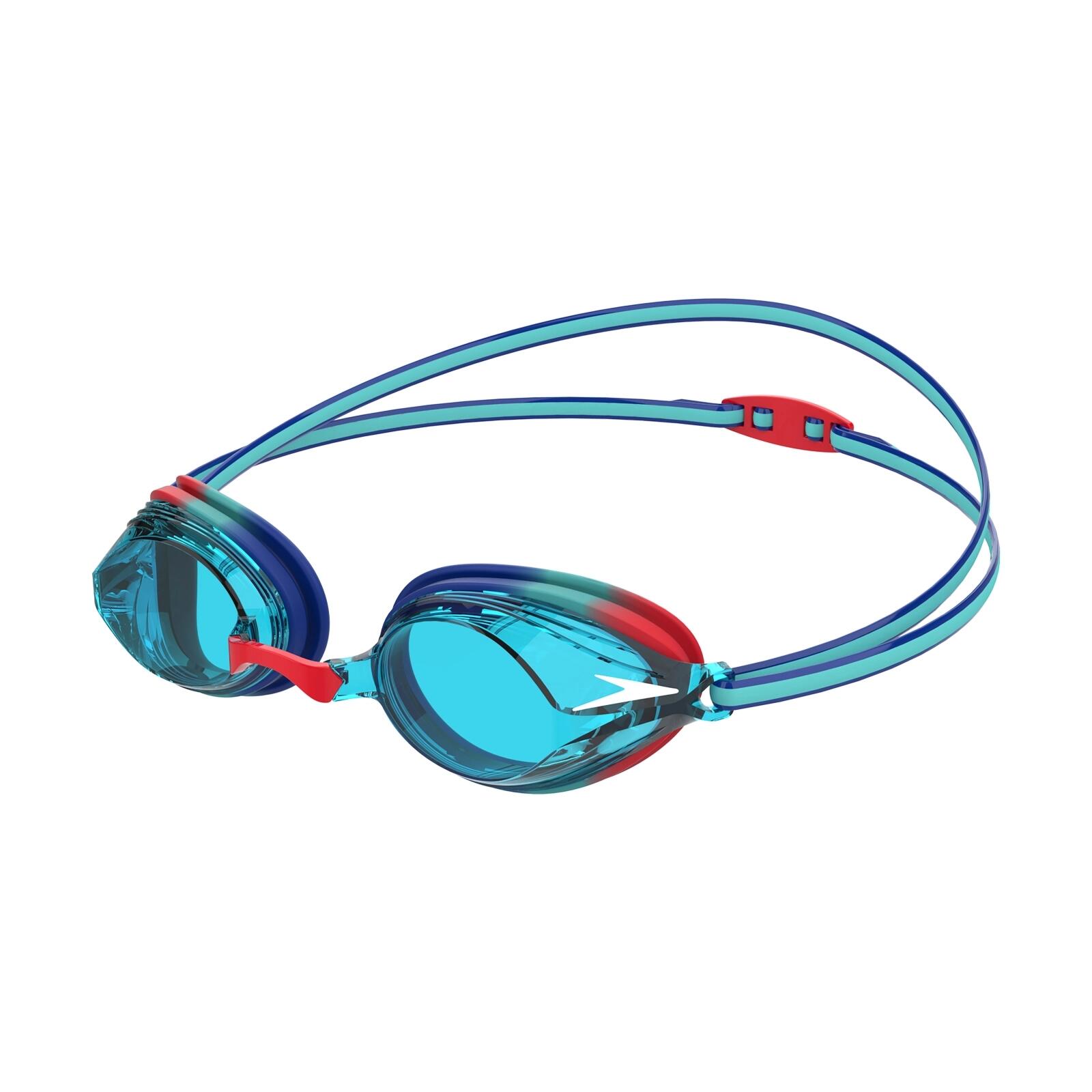 SPEEDO Speedo Vengeance Junior Goggles - Tile/ Beautiful Blue/ Lava Red/ Blue