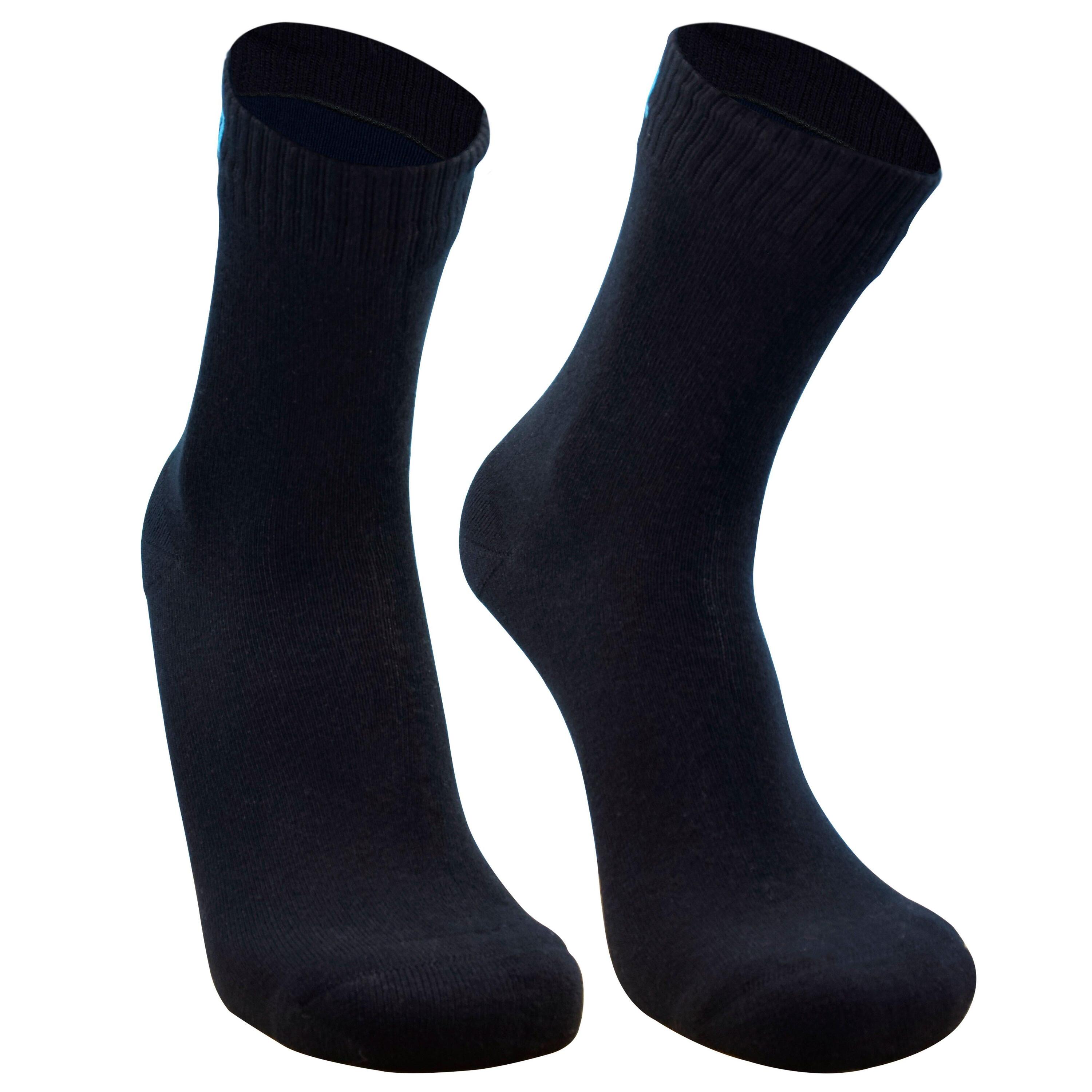 Dexshell Waterproof Ultra Thin Crew Socks Black 1/2