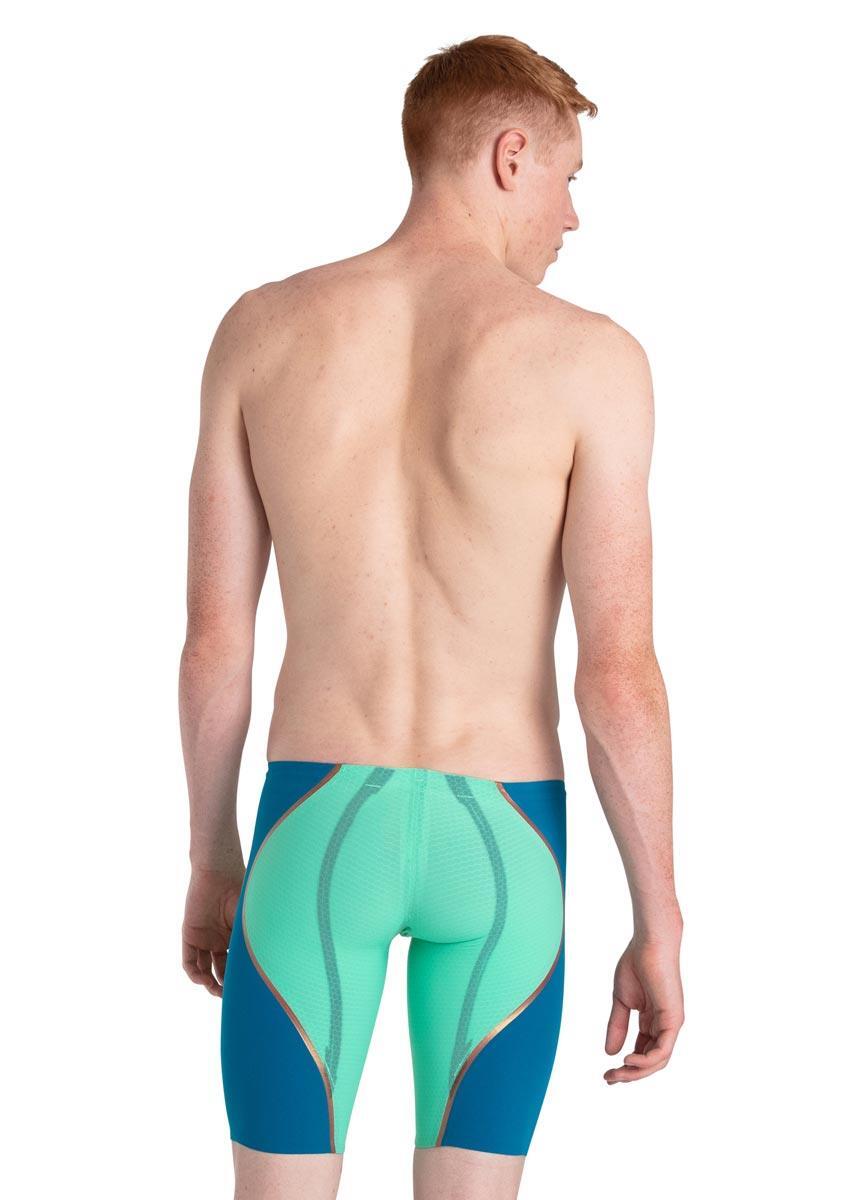 Speedo Men's Fastskin LZR Pure Intent Jammer - Green Glow / Nordic Teal 2/5