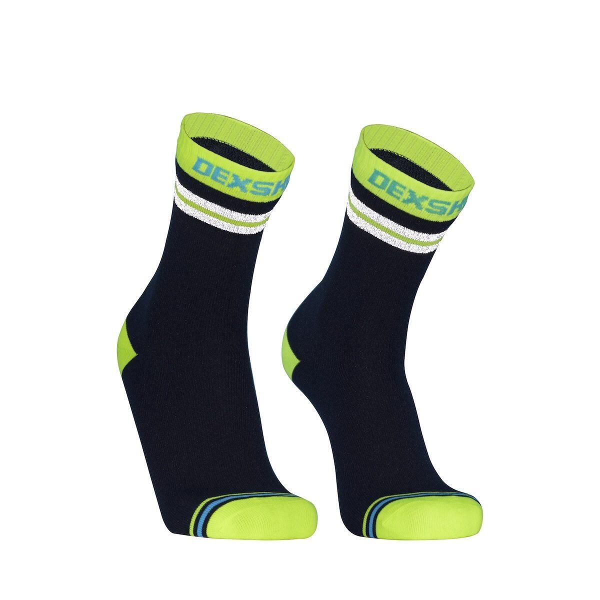 DEXSHELL Dexshell Waterproof Pro Visibility Socks  Hi-vis yellow stripe