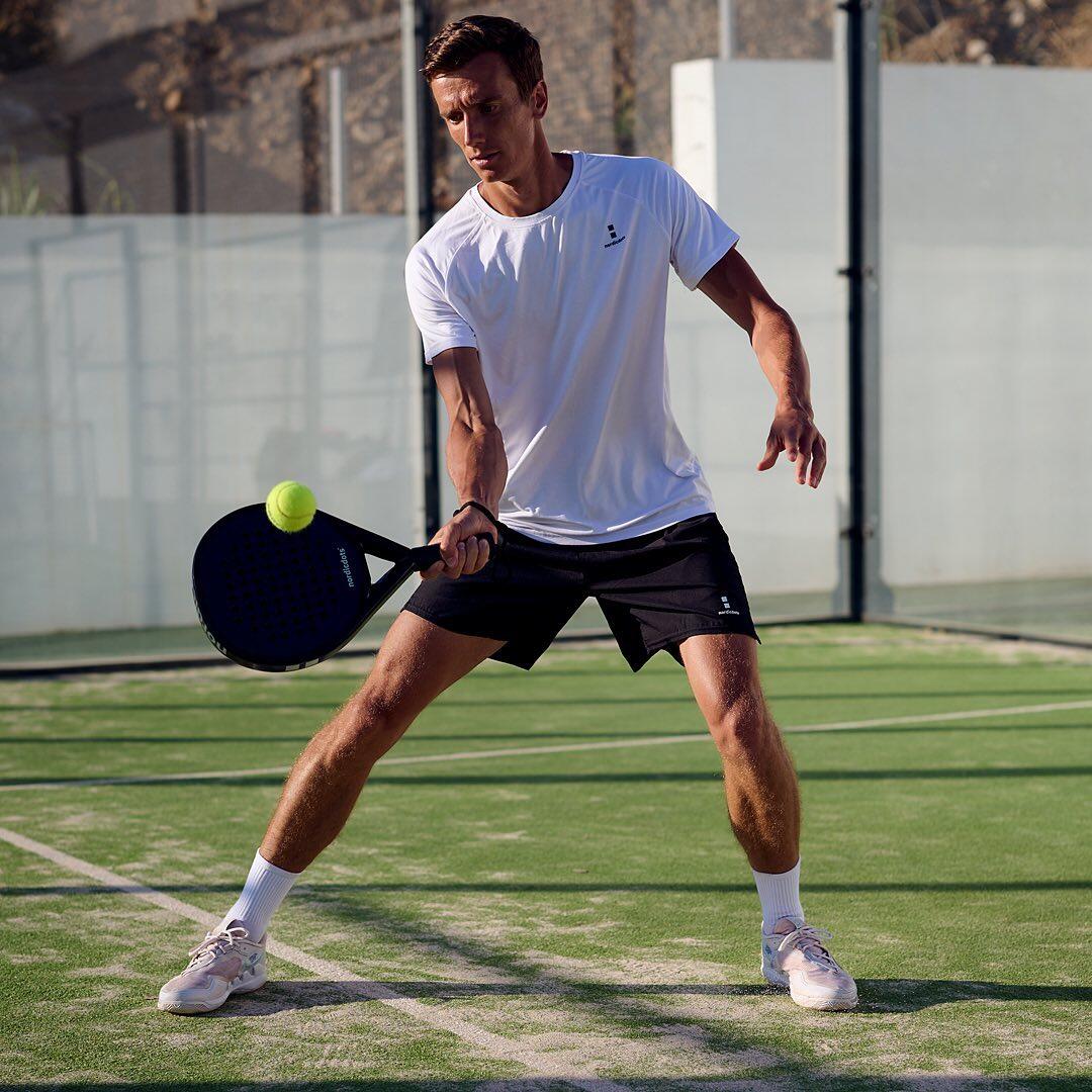 Performance Tennis/Padel Shorts Herren Schwarze 2/3