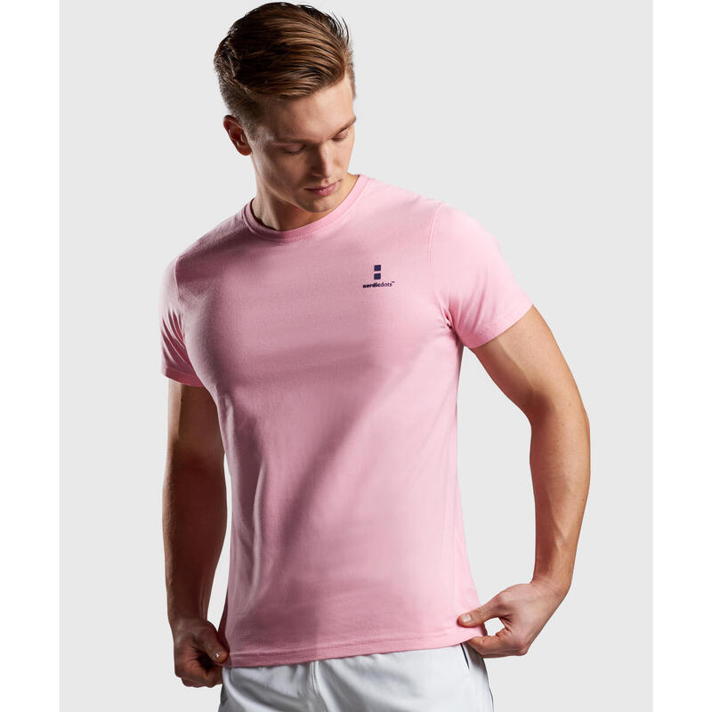 T-shirt Tennis/Padel Organica Uomo Sea Pink