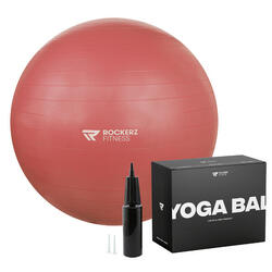 Fitnessbal - Yoga - Gymbal - Zitbal - 75 cm - Rood | FITNESS | Decathlon.nl