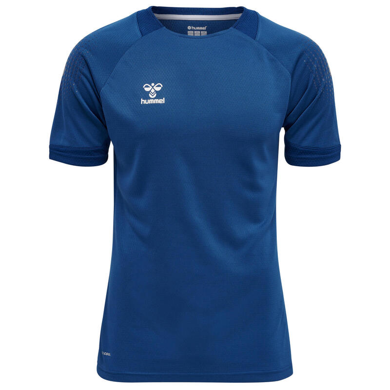 T-Shirt Hmllead Multisport Mannelijk Licht Ontwerp Sneldrogend Hummel