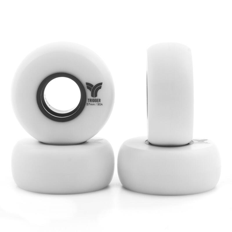 TRIGGER Ruedas Roller agresivo Trigger Level blanco 57 mm / 90A