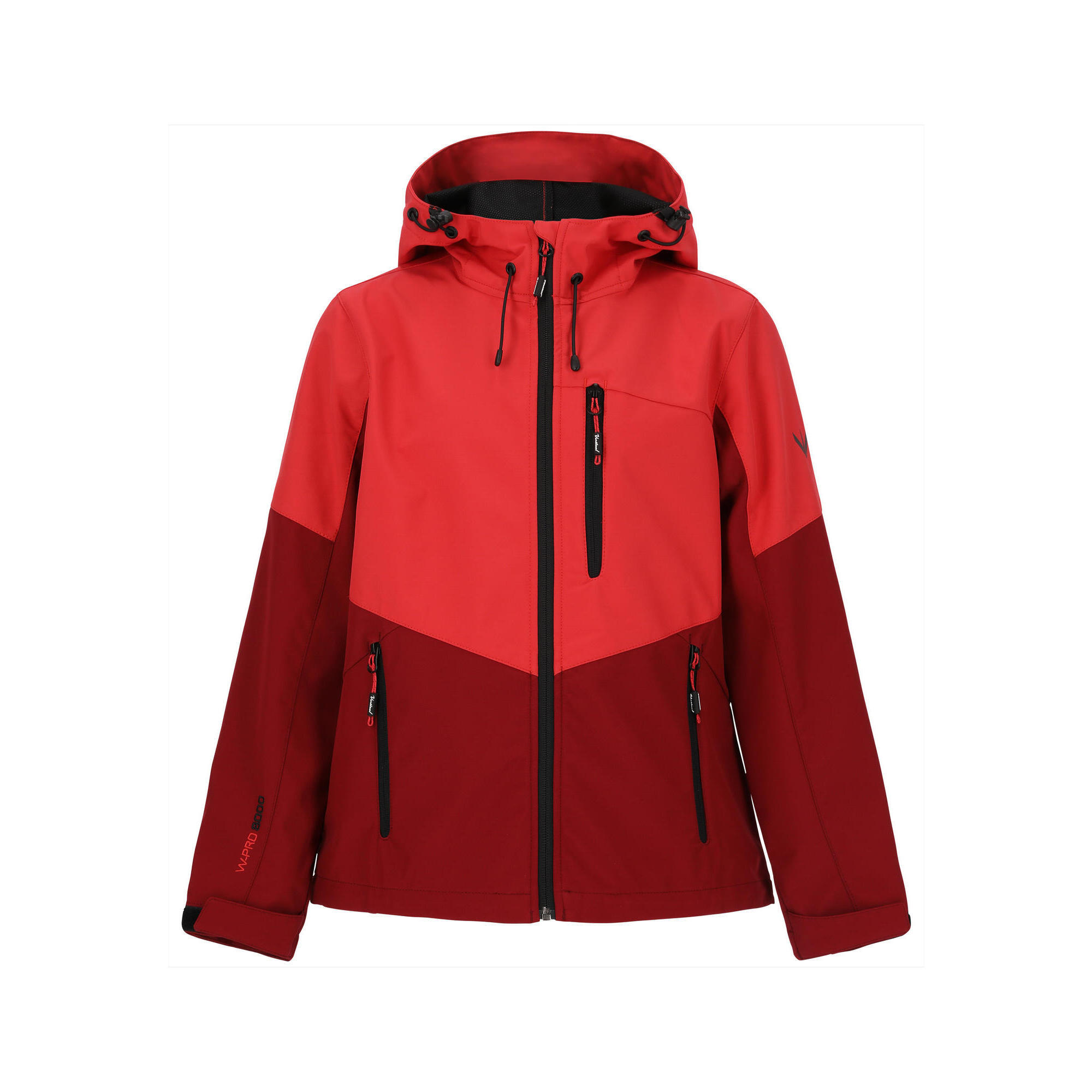 Whistler - Veste Softshell Rosea - Softshell - Orange|rouge - 10 À 12 Ans - Decathlon