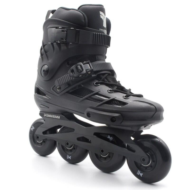 Freeskateschaatsen voor volwassenen Trigger Cloud 80 zwart