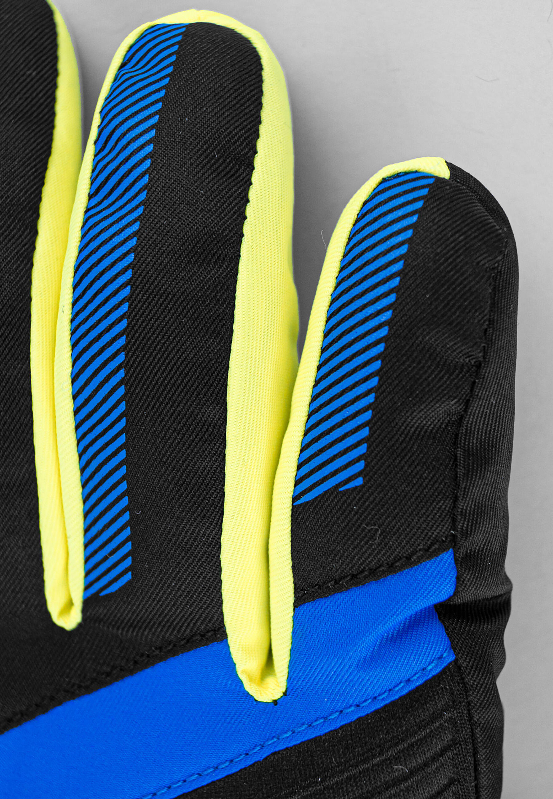 Rukavice Reusch Duke R-TEX® XT Junior Black Brilliant Blue Safety Yellow 3/6
