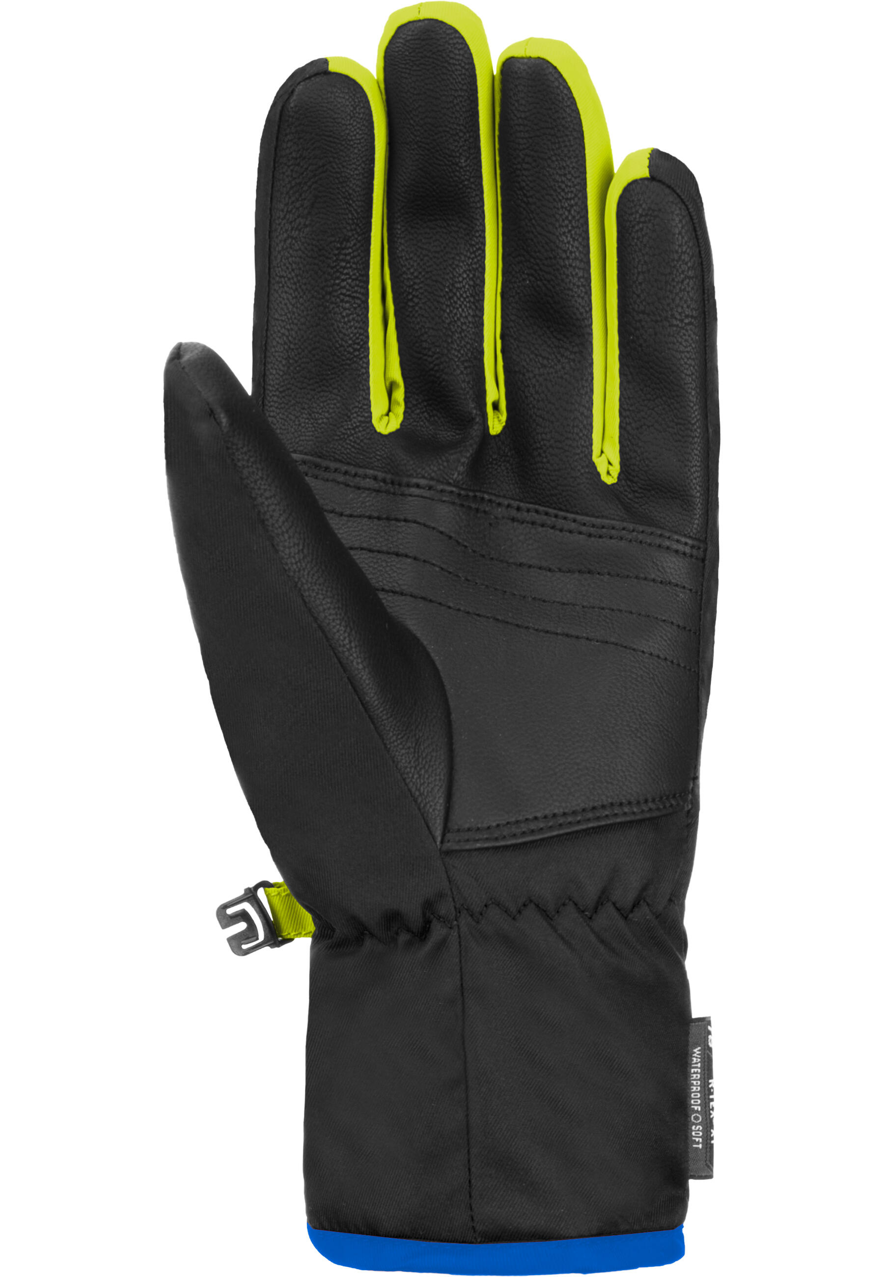 Rukavice Reusch Duke R-TEX® XT Junior Black Brilliant Blue Safety Yellow 5/6