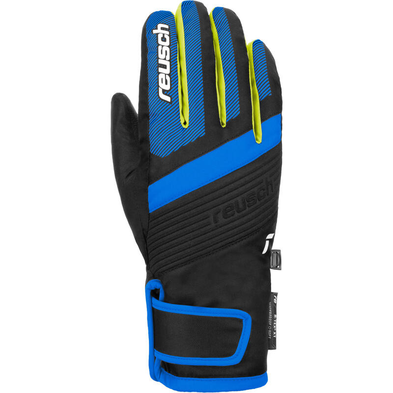 Rukavice Reusch Duke R-TEX® XT Junior Black Brilliant Blue Safety Yellow