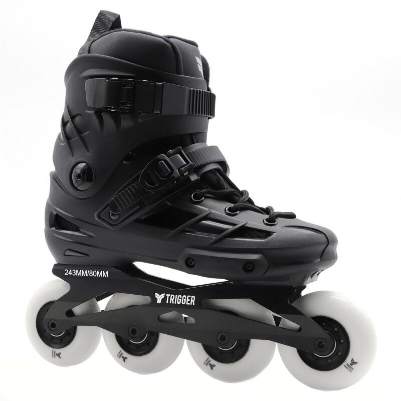 Pattini da Freeskate per Adulto Trigger Cloud Pro 80 Nero