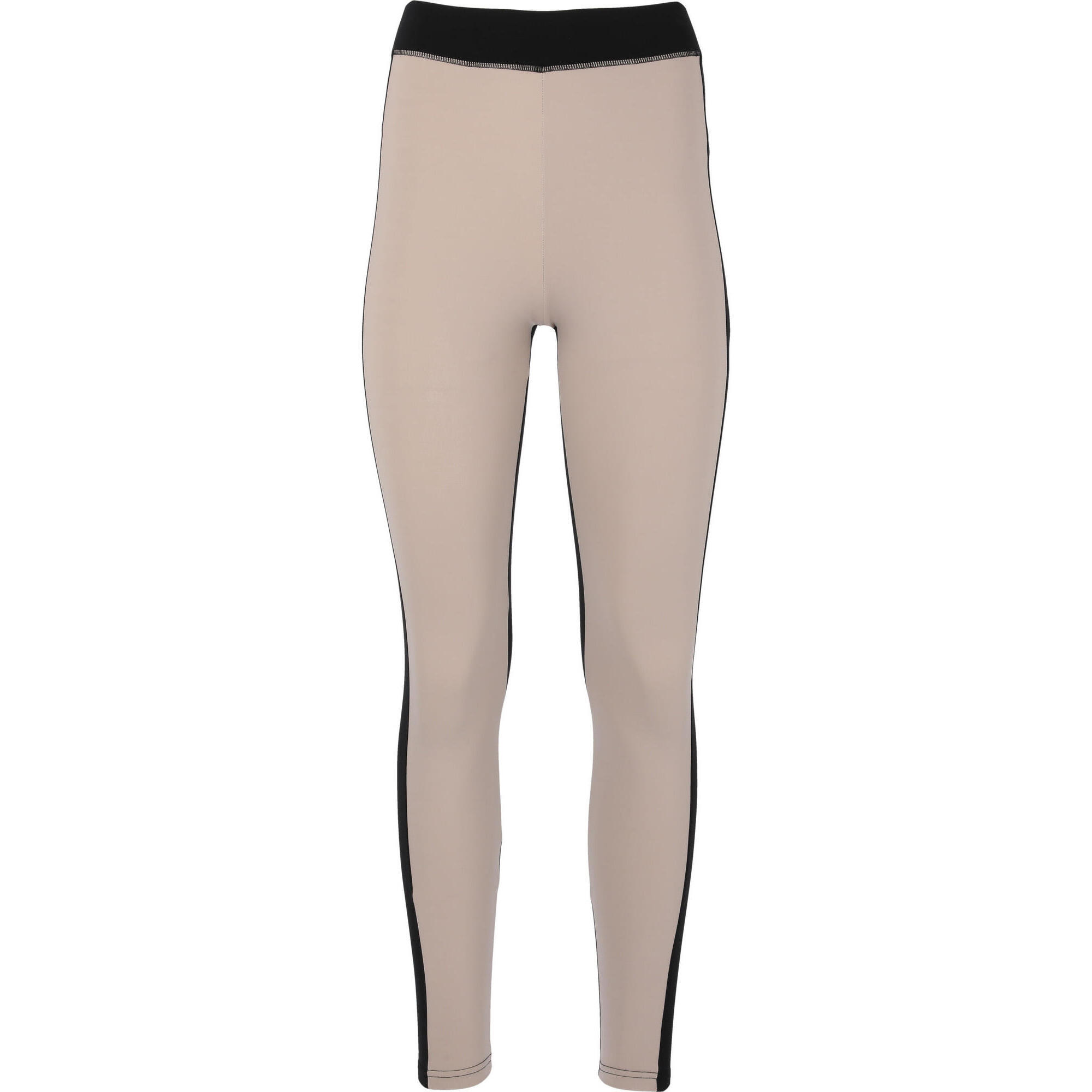 Endurance - Tight Gaciao - Collant De Running - Beige|noir - 38 S - Decathlon