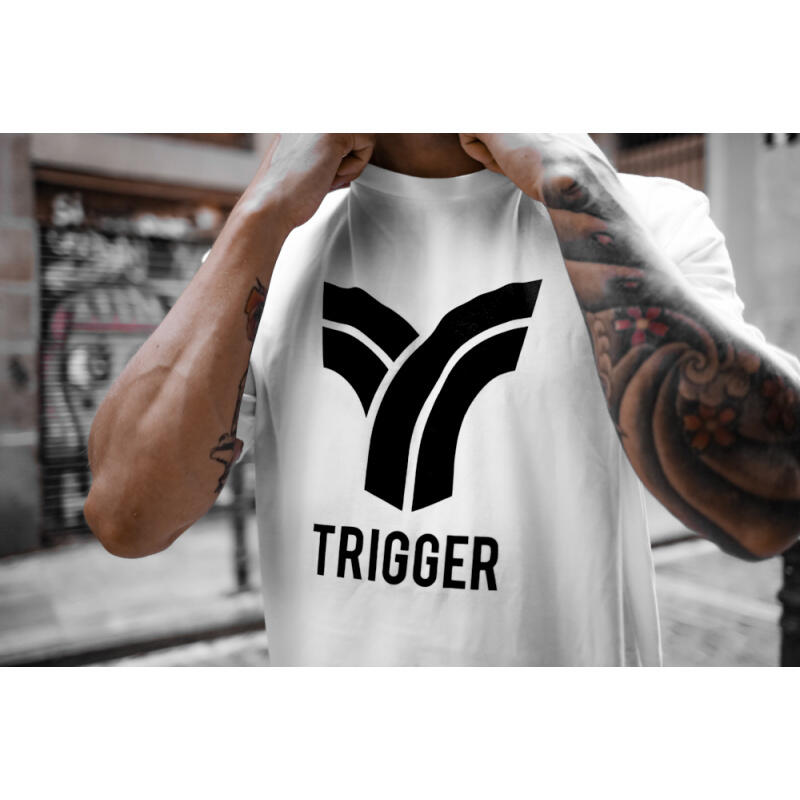 T-shirt Trigger Ride Blanc