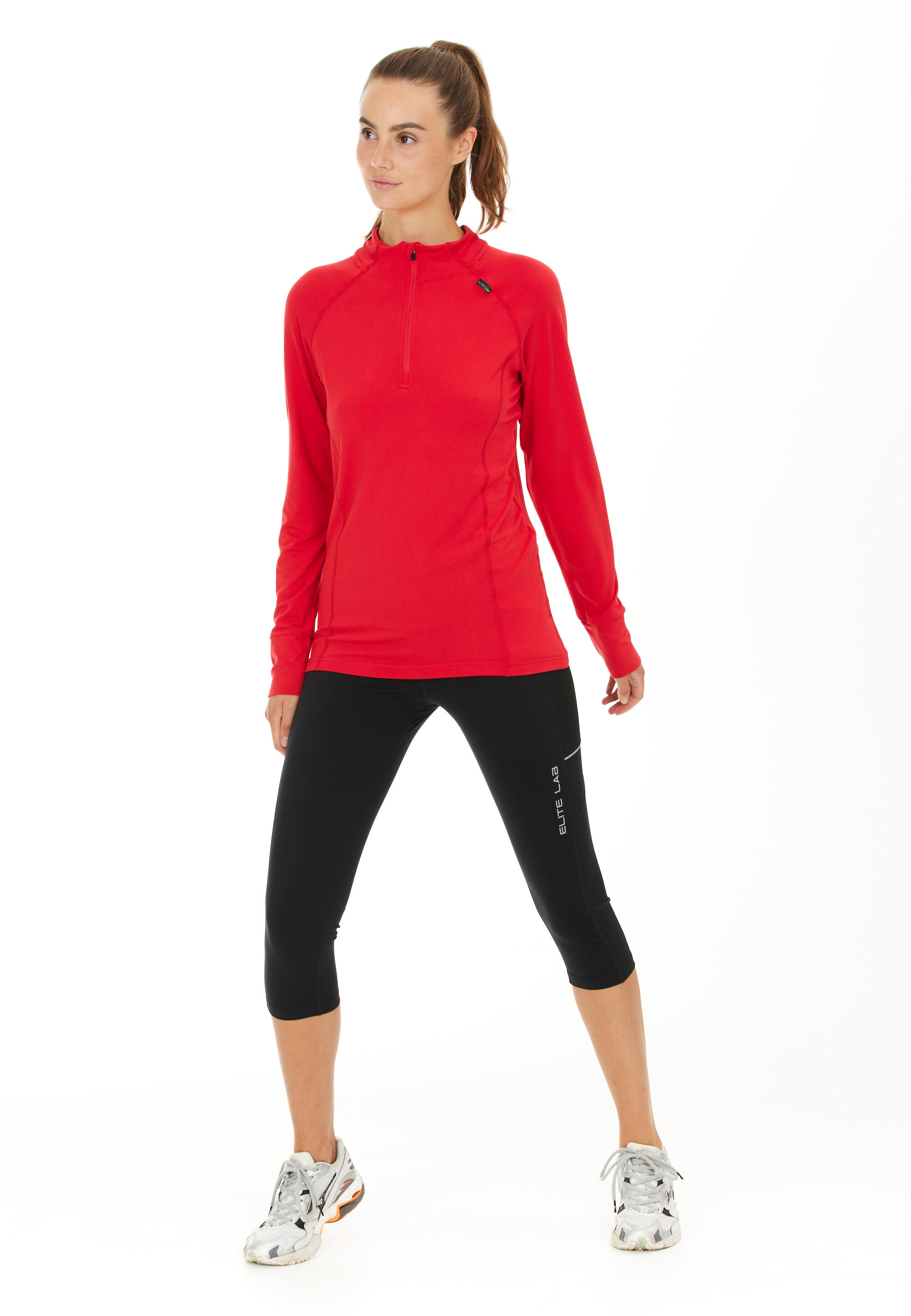 Maillot manches longues 1/4 zip femme Elite Lab Core X1 Elite 3/7