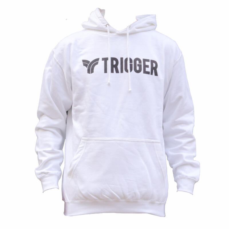 Sweat à Capuche Trigger College Blanc