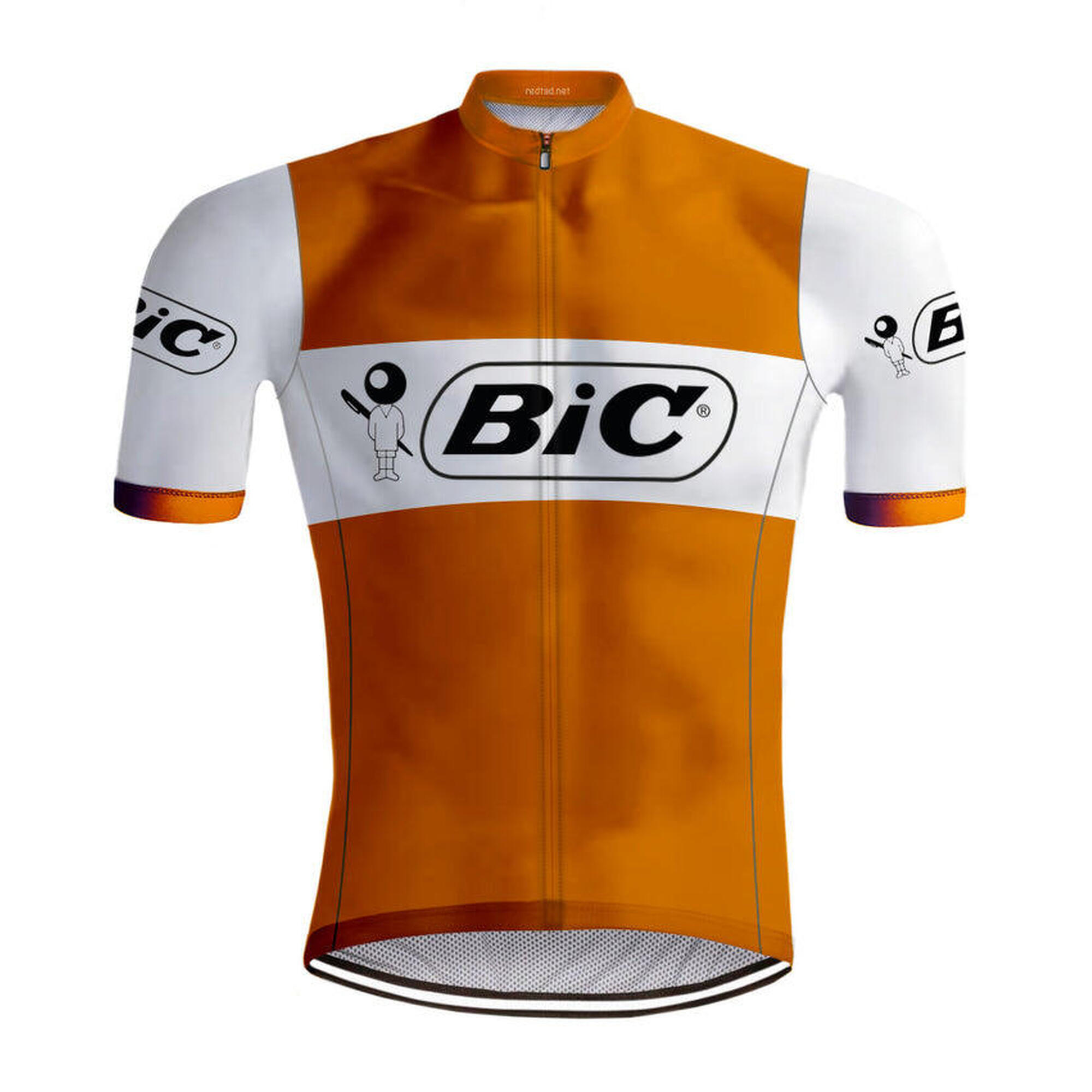 Retro Wielertenue Bic Oranje - REDTED 2/5