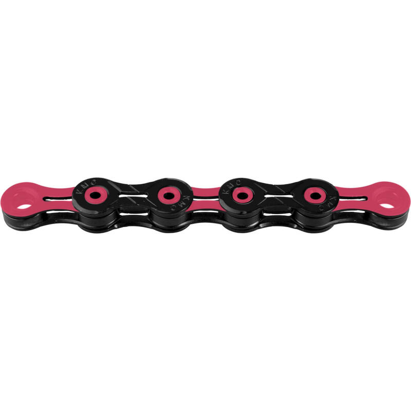 Chaîne de vélo KMC DLC 11 - 118 maillons en Noir/Rose                             4 modèles disponiblesÀ partir de 10199€    KMC Chaîne de vélo KMC DLC 11 - 118 maillons en Noir/RoseVendu exclusivement en ligne   