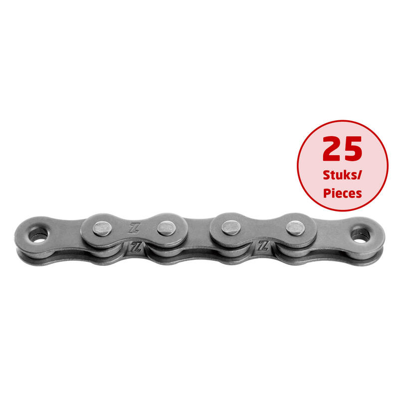 Chaîne KMC Z8.3 1/2x3/32 WPdoos - 116 maillons, argent/gris, paquet de 25