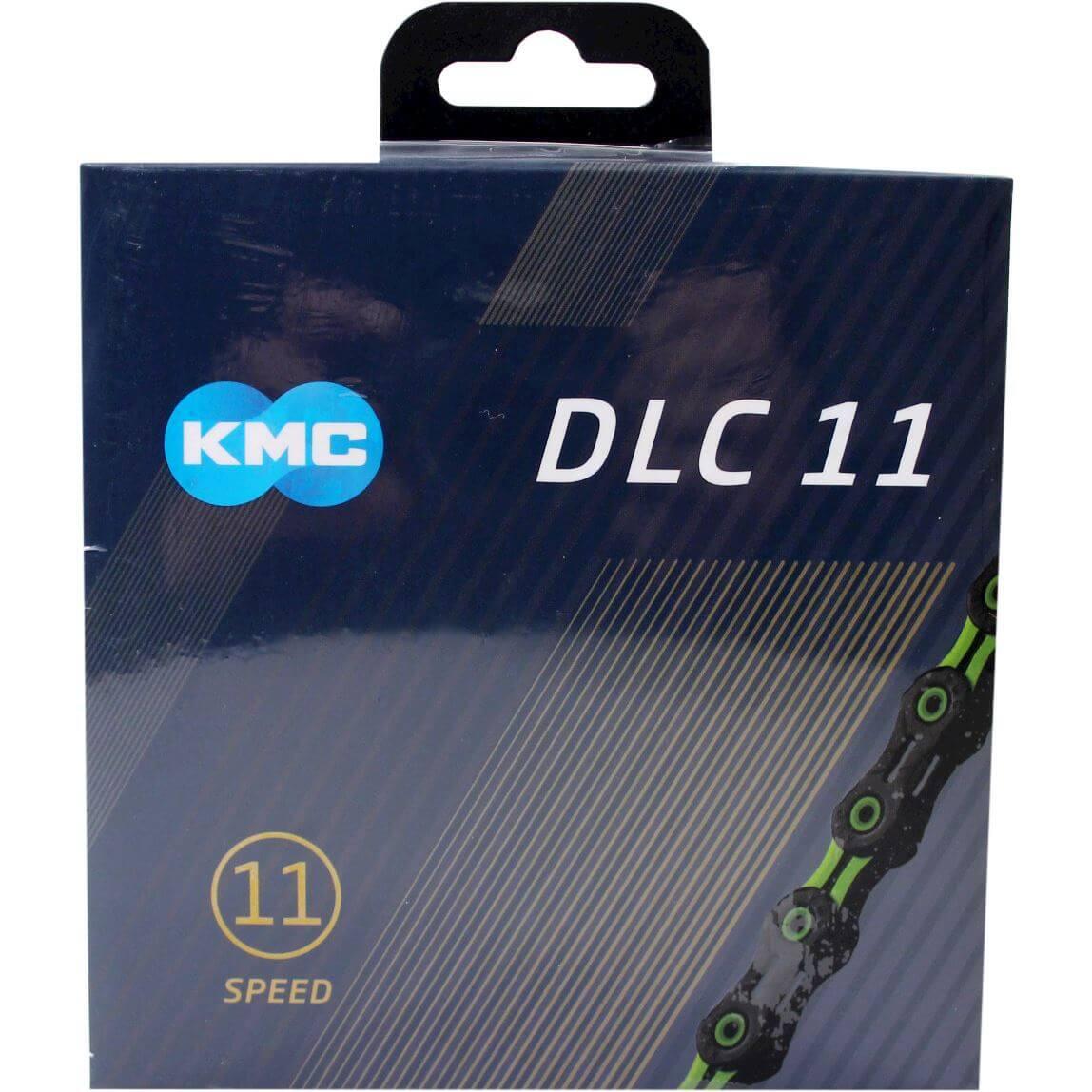 Łańcuch Rowerowy Dlc11 Czarny/Zielony 118 Ogniw