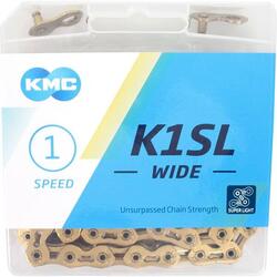 KMC Ketting 1/2-1/8 100 K1SL Wide Ti-N Goud