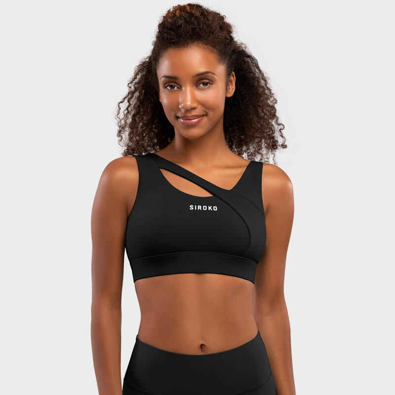 Sujetador deportivo alto impacto Cross Black