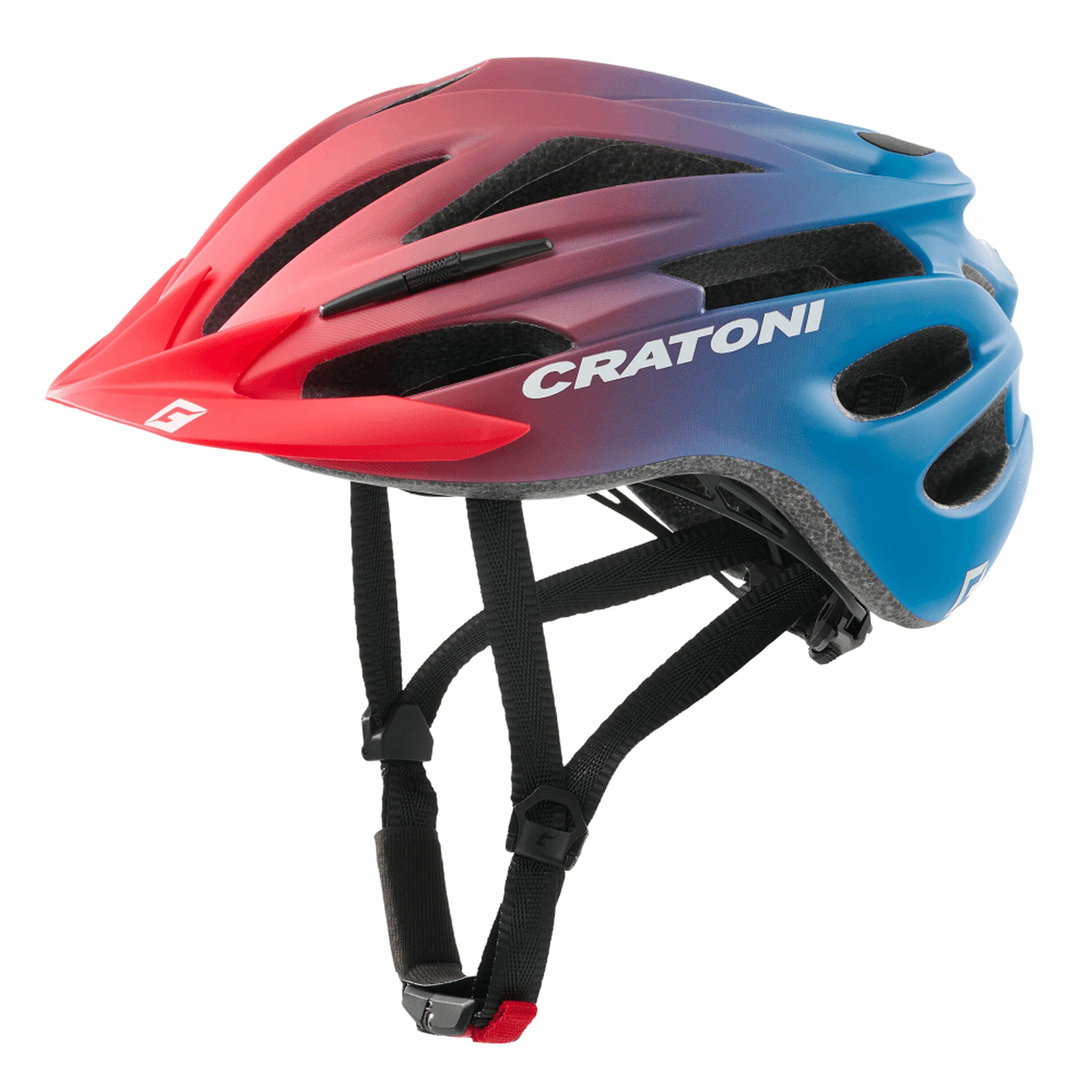 Casca copii Cratoni Pacer Jr. XS/S 50-55 cm roşu/albastru matt