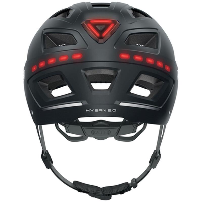 Casco ciclista Hyban 2.0 LED Negro