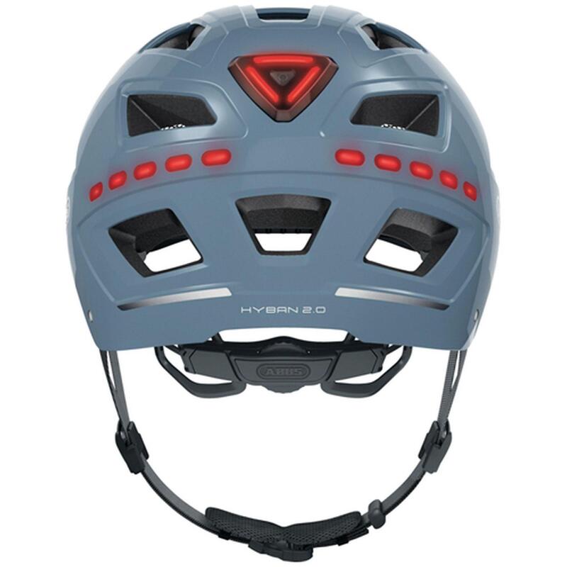 Casco ciclista Hyban 2.0 LED Signal Glacier