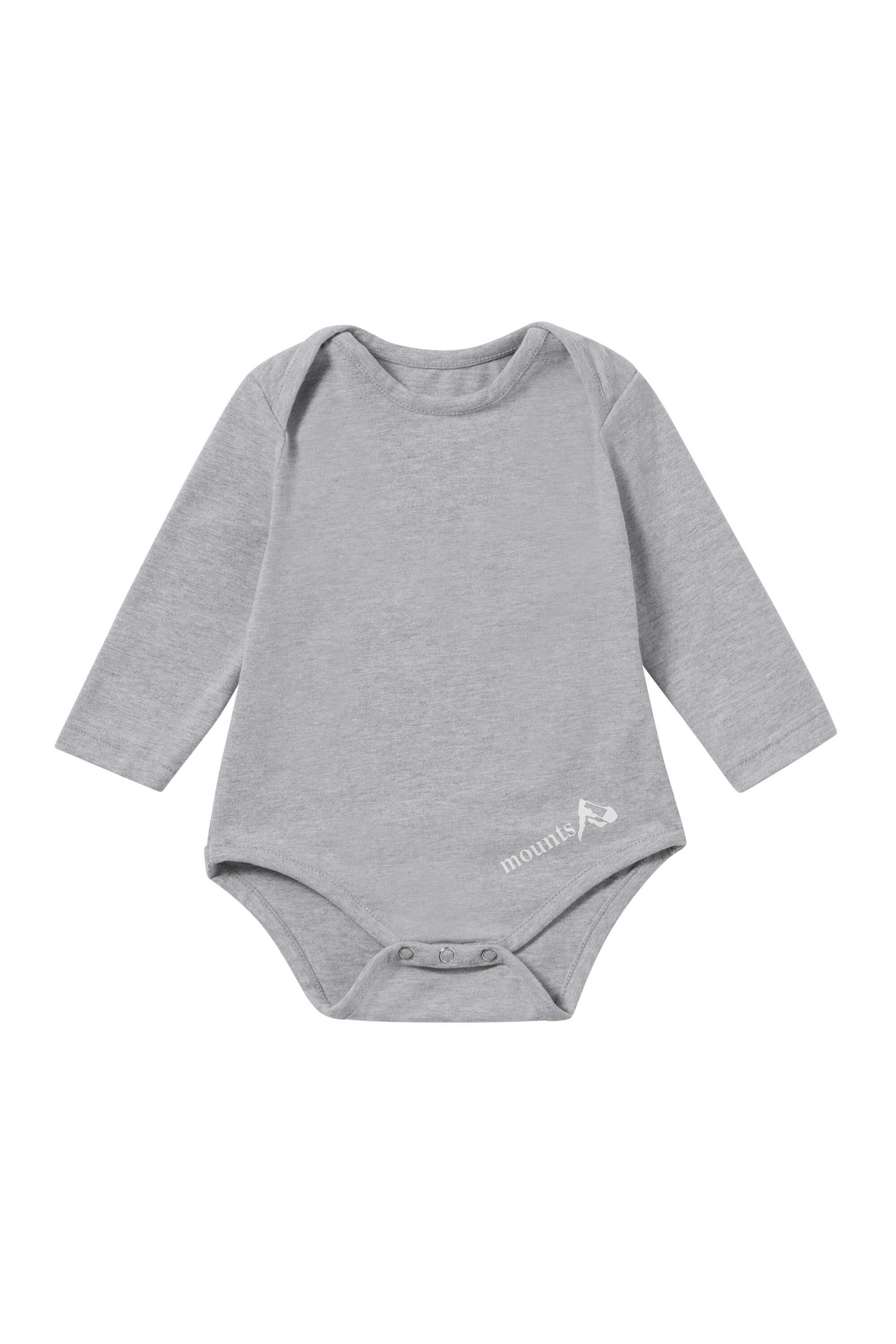 MOUNTS BABY Cotton Thermal Onesie  - SKI/ HIKE/ CAMP - GREY