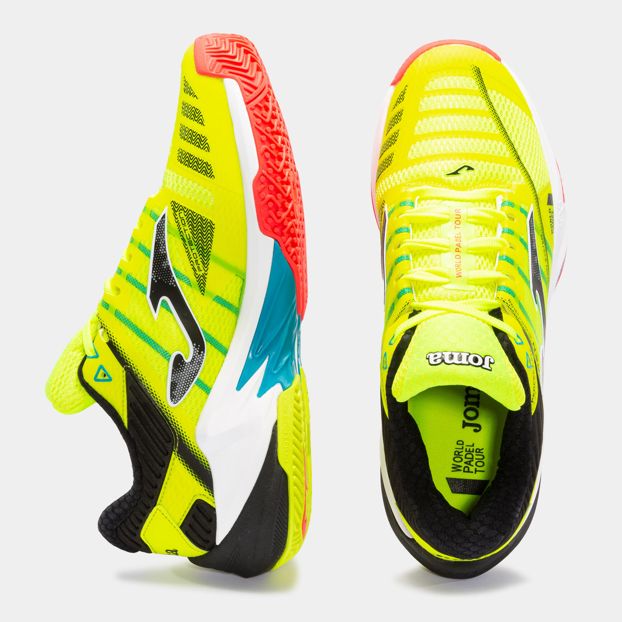 Sapatilhas Padel Homem Joma T.Open 22 Amarelo Fluor 3/5