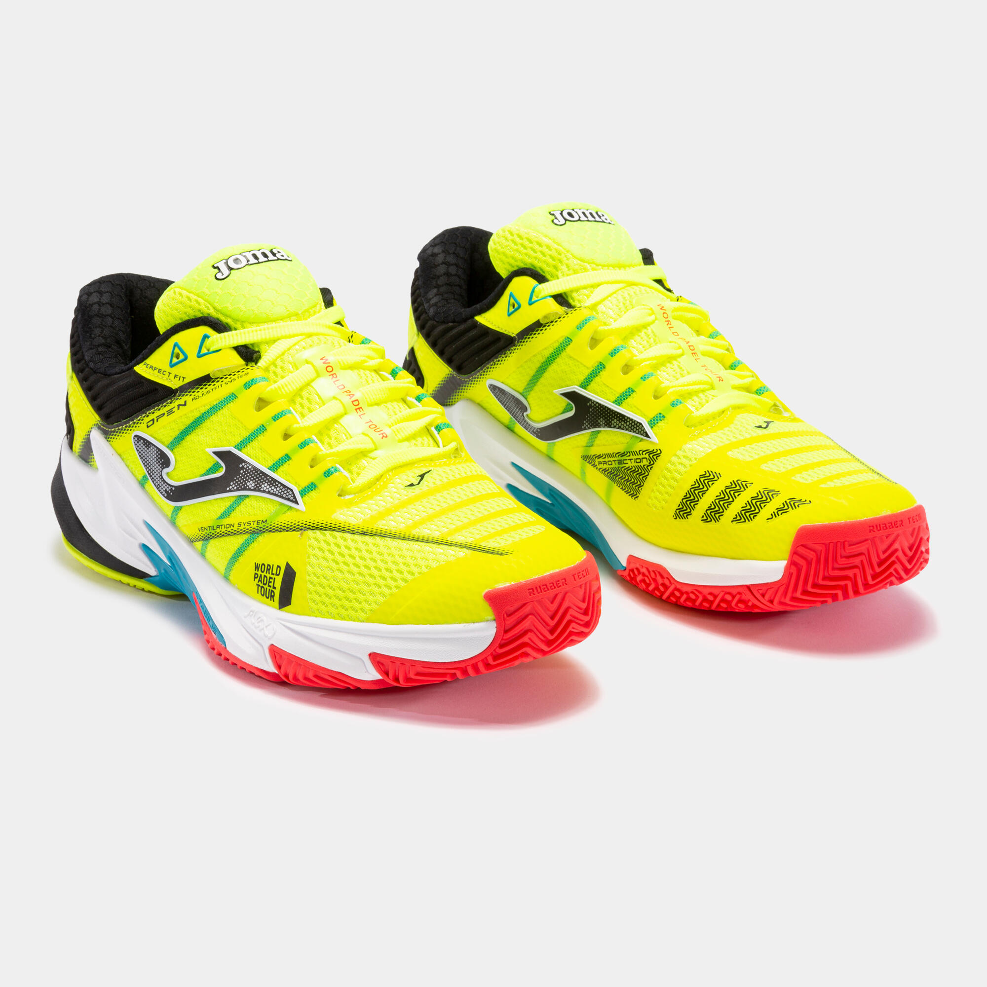 Sapatilhas Padel Homem Joma T.Open 22 Amarelo Fluor 2/5
