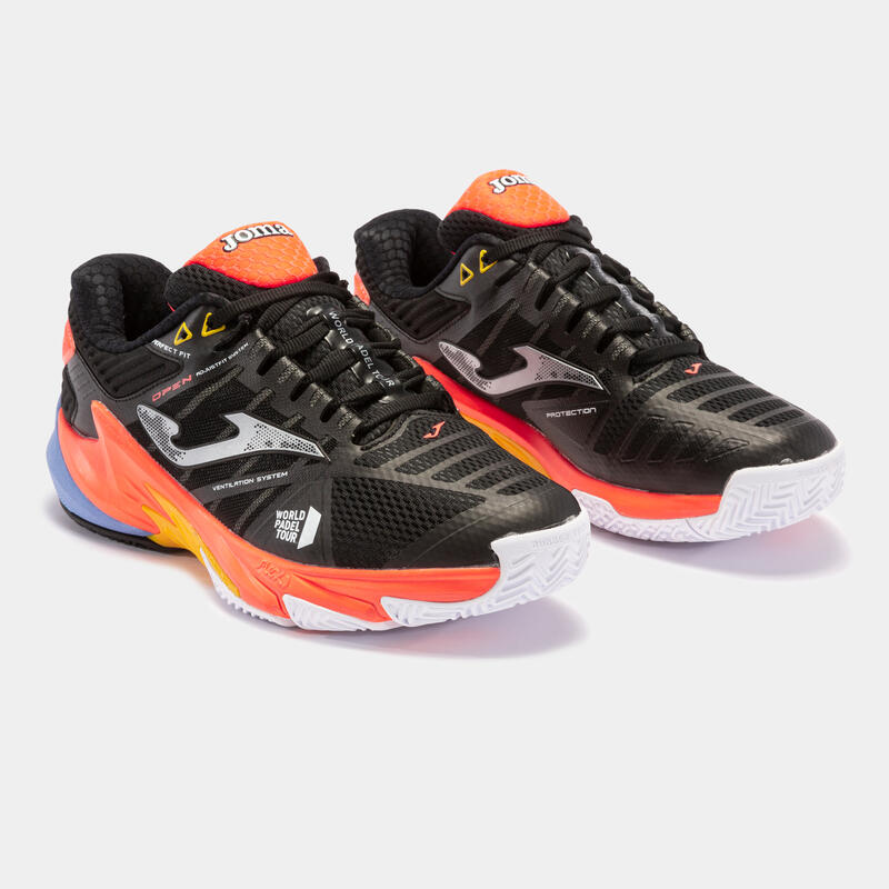 Sapatilhas padel Homem Joma T.open 22 preto coral