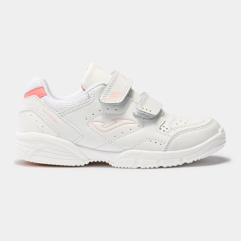 Zapatillas Niños Joma School jr 22 blanco rosa