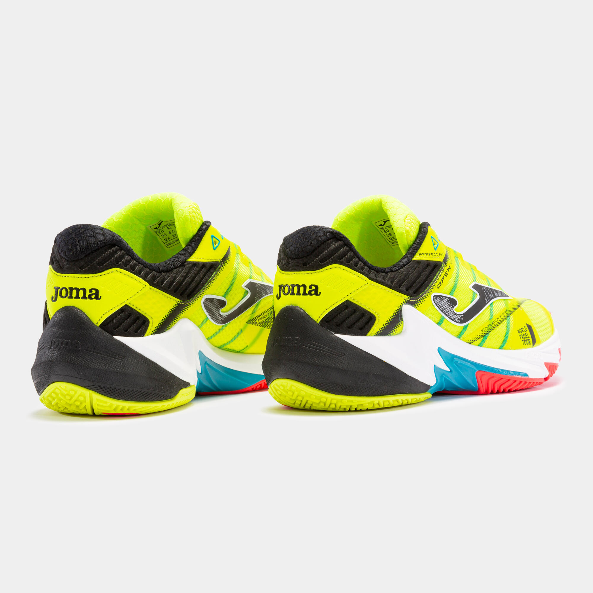 Sapatilhas Padel Homem Joma T.Open 22 Amarelo Fluor 4/5