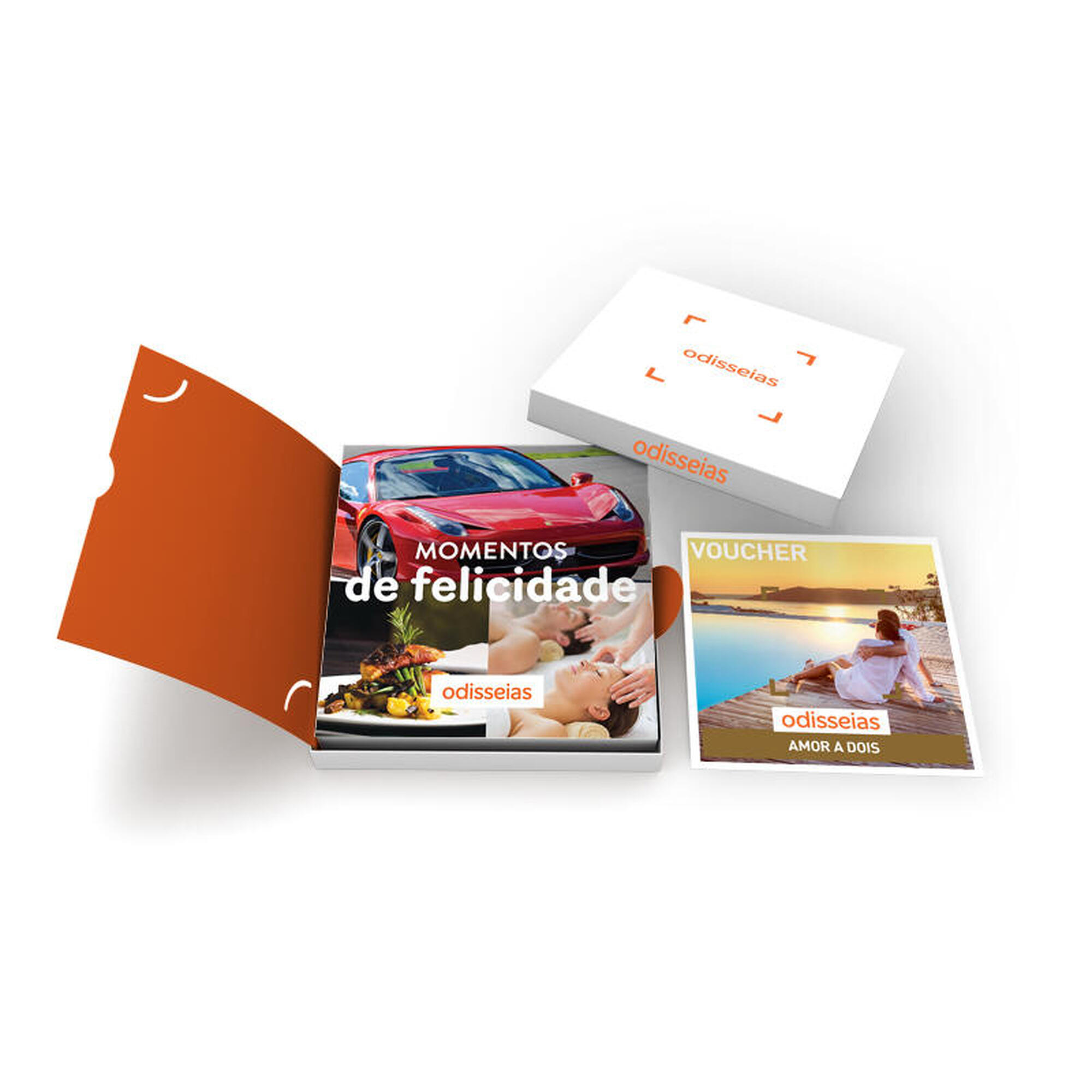 Pack Presente - Amor a Dois - Experiência Spa, Gourmet ou Aventura p/ 2 pessoas