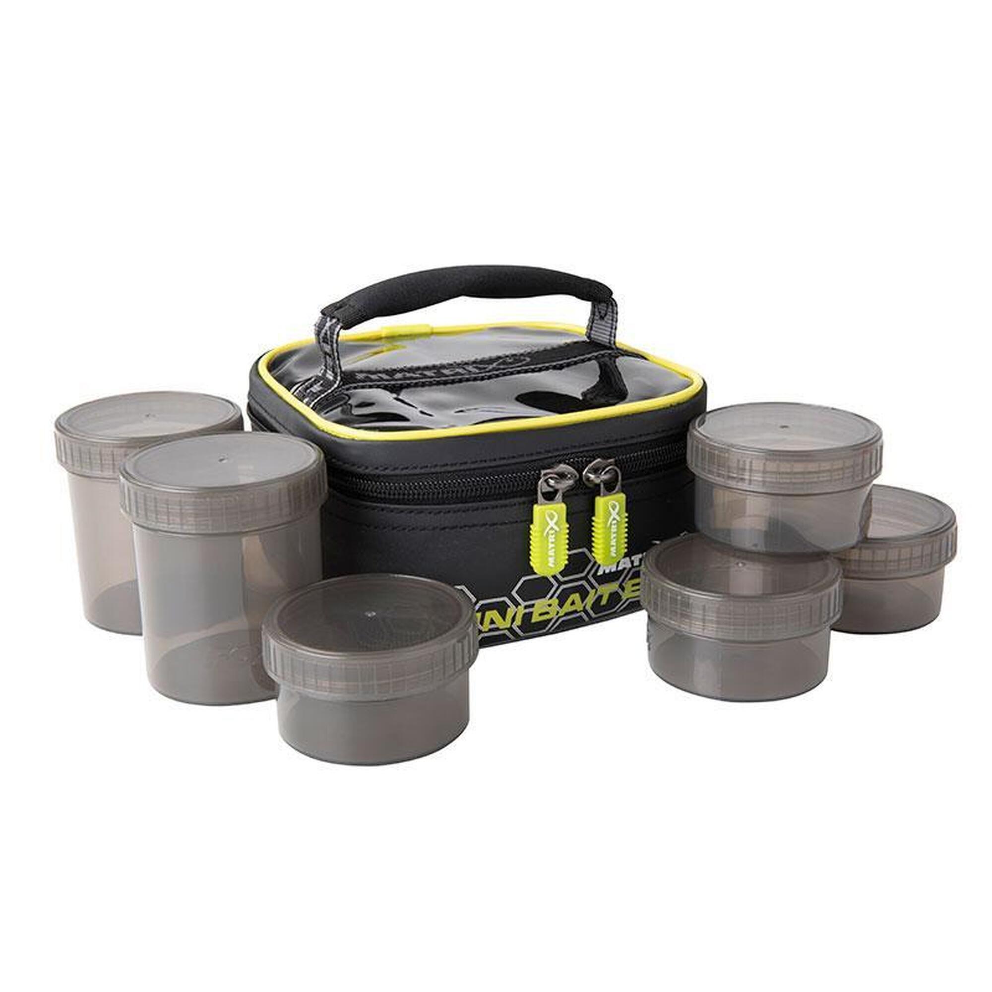 Fox Matrix Mini Bait Bag (Inc. 2x Large Pots 4x Small Pots)