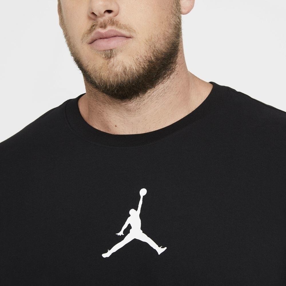 T-Shirt Nike Jordan Crew, Preto, Homens 5/5