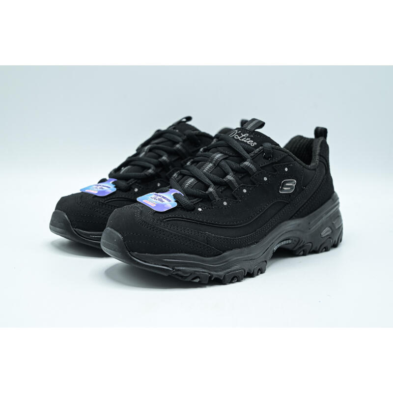 Baskets Skechers D'Lites, Noir, Femmes