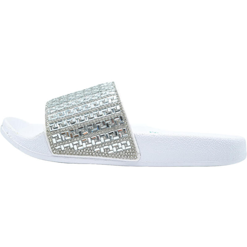 Chanclas Skechers Pop Ups-New Spark 119320WHT, Blanco, Mujer