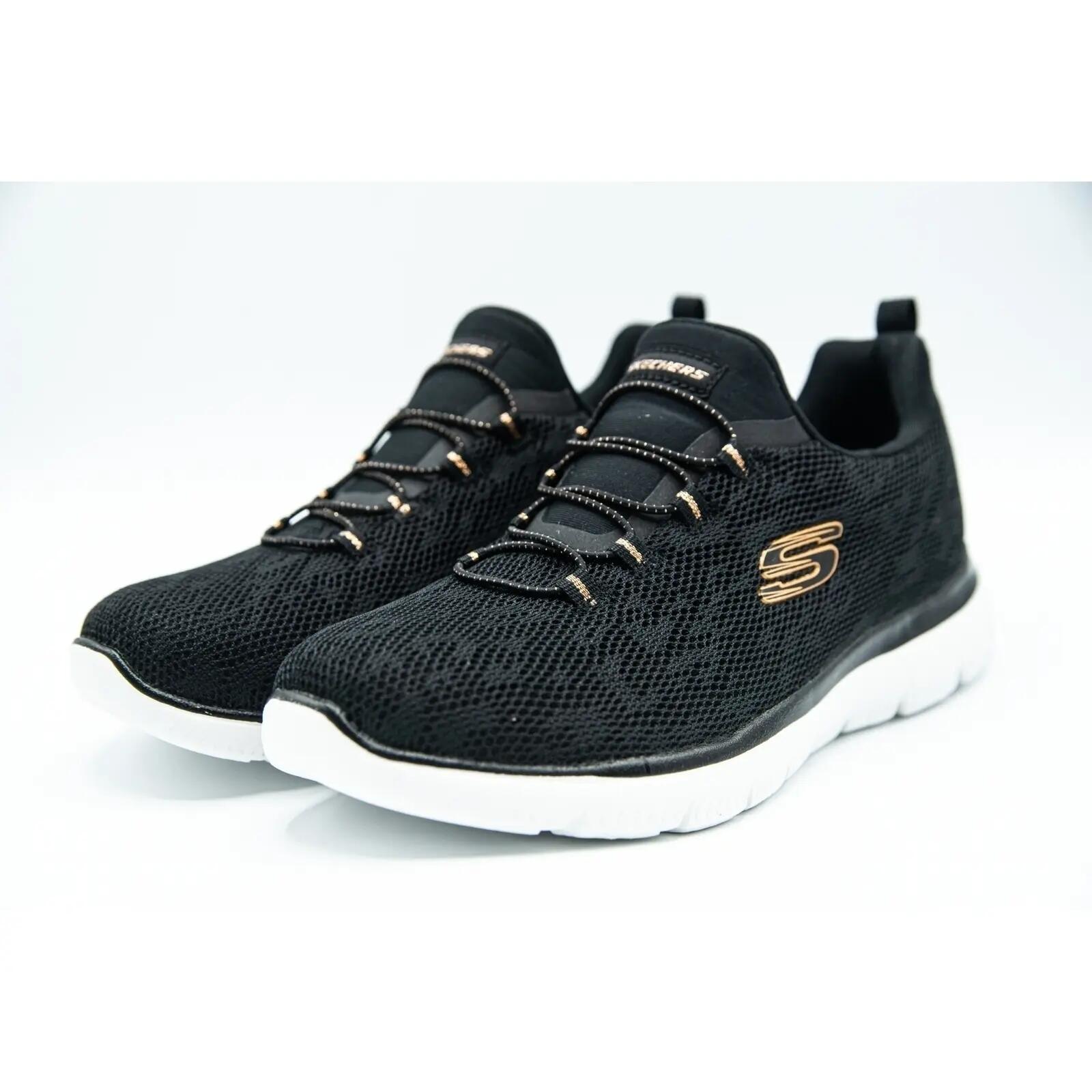 Calçado Skechers Summits-Leopard Spot, Preto, Mulheres 3/15