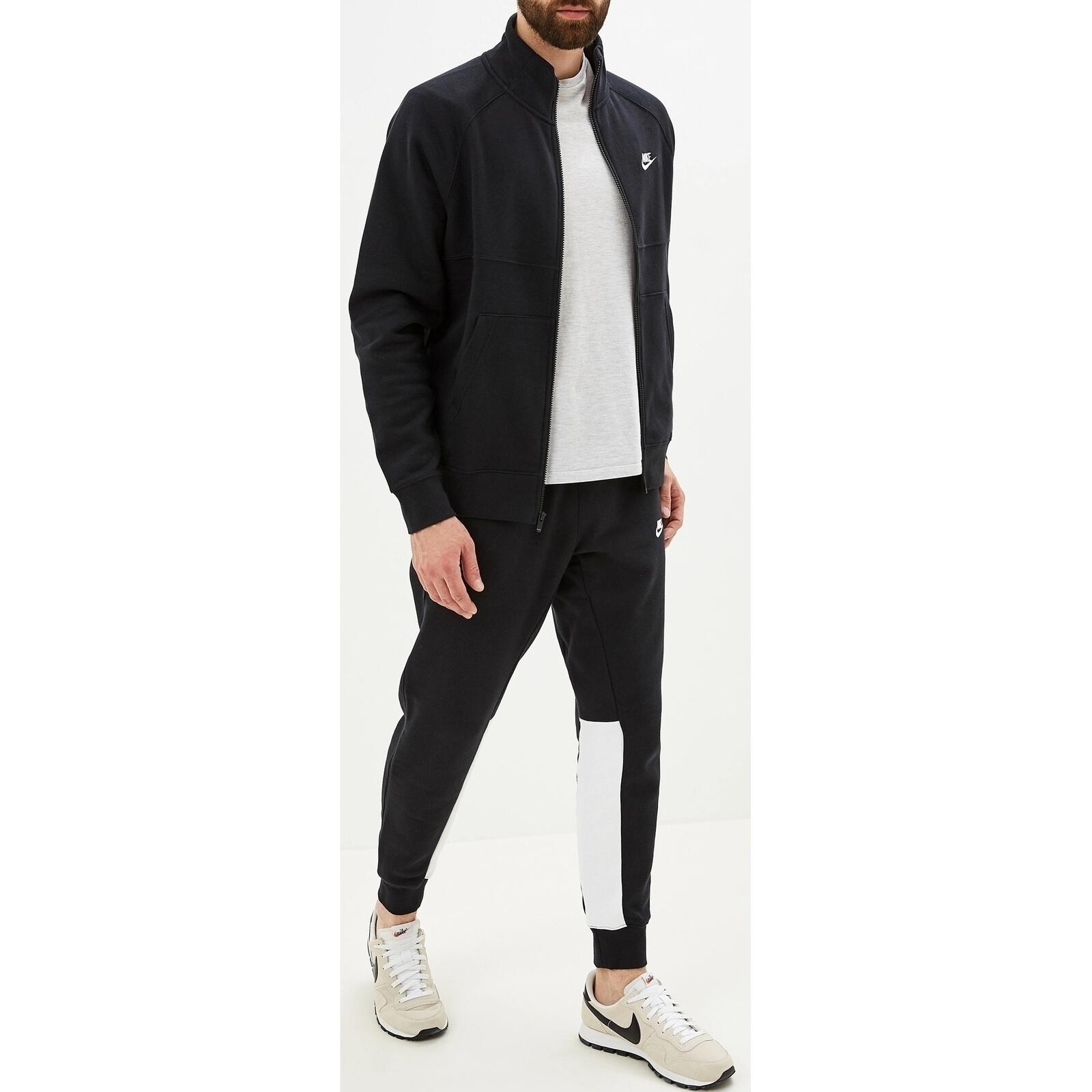 Fato de treino Nike NSW Fleece Tracksuit, Preto, Homens 2/5