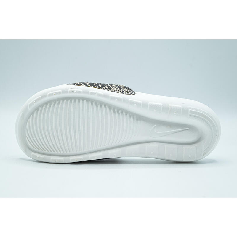 Chinelos de dedo Nike Victori Print, Branco, Mulheres
